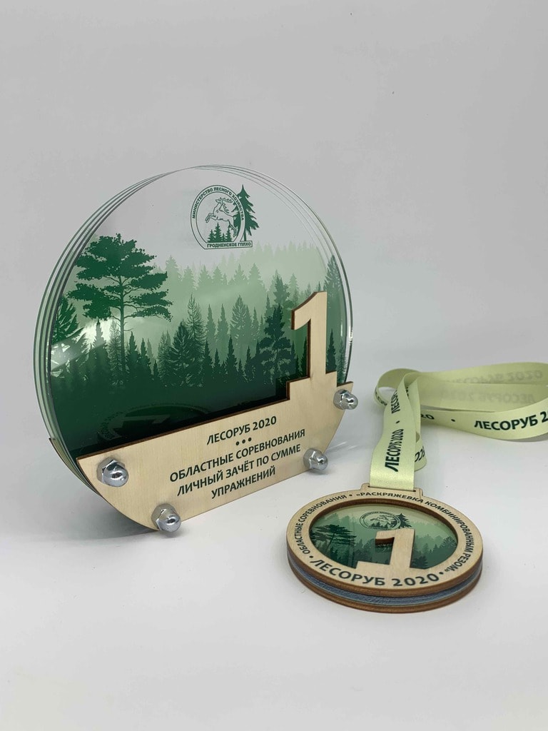 стела+медаль